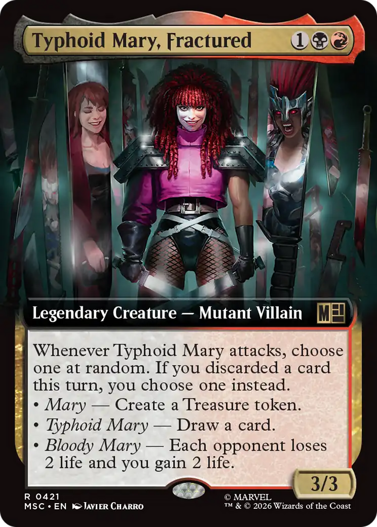 Typhoid Mary, Fractured (Extended Art) [Marvel Super Heroes Commander] | Gamers Paradise
