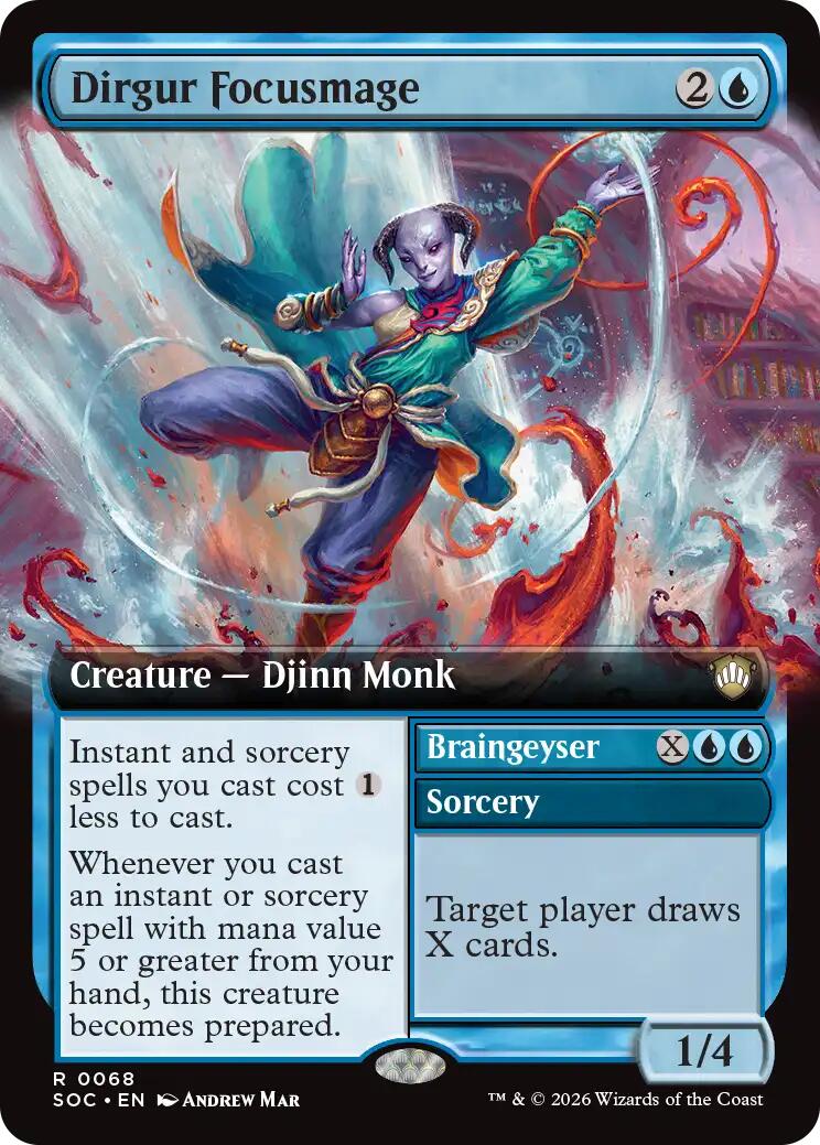 Dirgur Focusmage (Extended Art) [Secrets of Strixhaven Commander] | Gamers Paradise