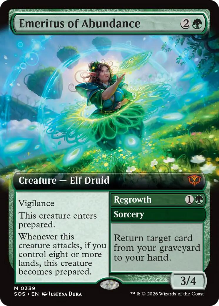 Emeritus of Abundance (Extended Art) [Secrets of Strixhaven] | Gamers Paradise