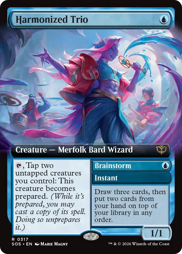 Harmonized Trio (Extended Art) [Secrets of Strixhaven] | Gamers Paradise