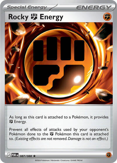 Rocky Fighting Energy (087/088) (Deck Exclusive) [Mega Evolution: Perfect Order] | Gamers Paradise