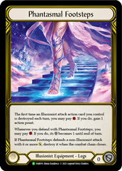 Phantasmal Footsteps (Golden) [FAB019] (Promo)  Cold Foil | Gamers Paradise