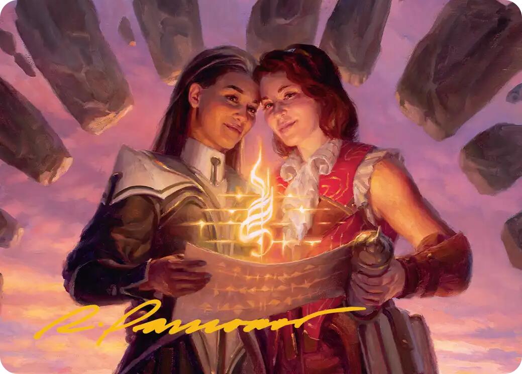 Joined Researchers Art Card (Gold-Stamped Signature) [Secrets of Strixhaven Art Series] | Gamers Paradise