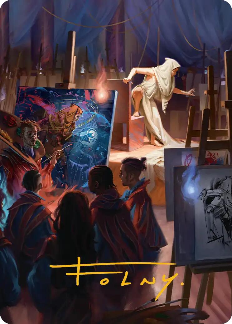 Archaeomancer Art Card (Gold-Stamped Signature) [Secrets of Strixhaven Art Series] | Gamers Paradise