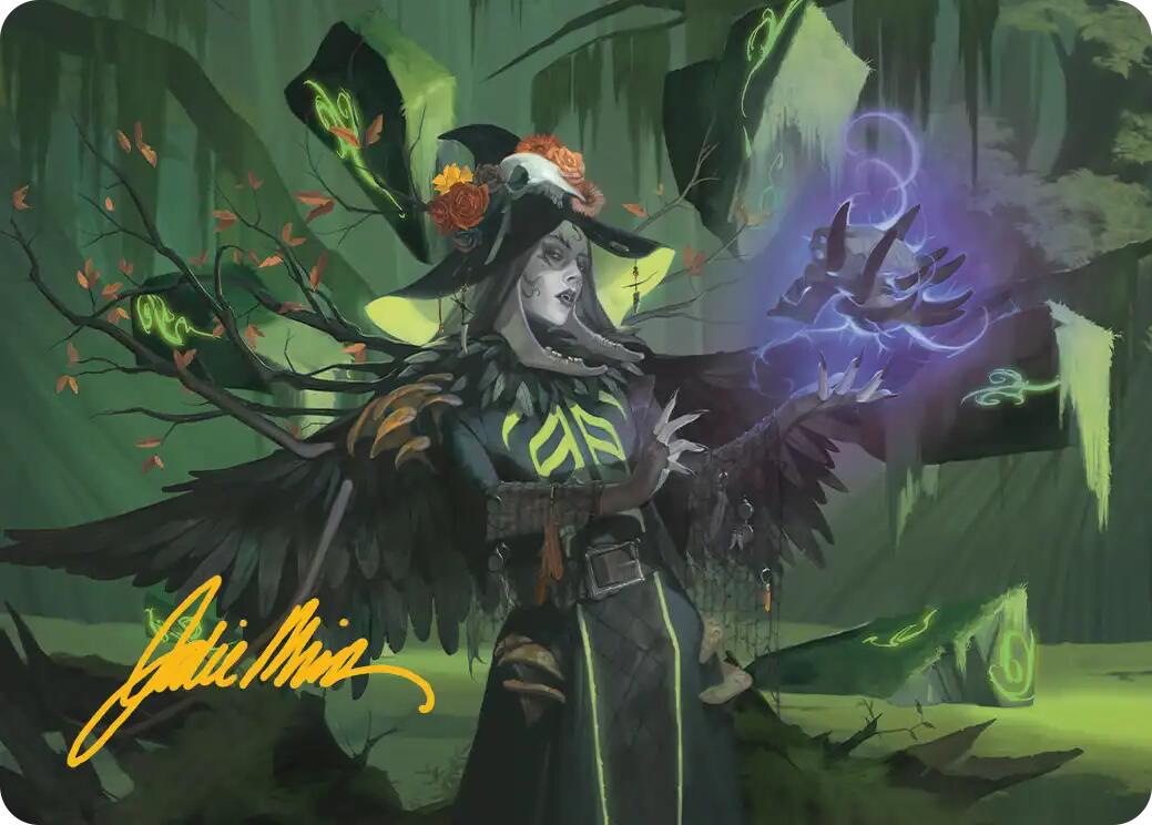 Emeritus of Woe Art Card (Gold-Stamped Signature) [Secrets of Strixhaven Art Series] | Gamers Paradise