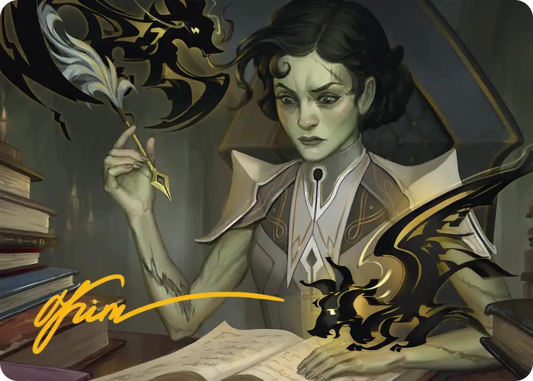 Eternal Student Art Card (Gold-Stamped Signature) [Secrets of Strixhaven Art Series] | Gamers Paradise