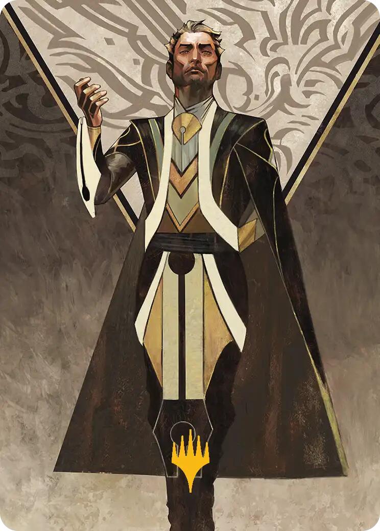 Ral Zarek, Guest Lecturer Art Card (Gold-Stamped Planeswalker Symbol) [Secrets of Strixhaven Art Series] | Gamers Paradise