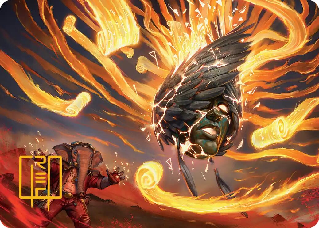 Flashback Art Card (Gold-Stamped Signature) [Secrets of Strixhaven Art Series] | Gamers Paradise