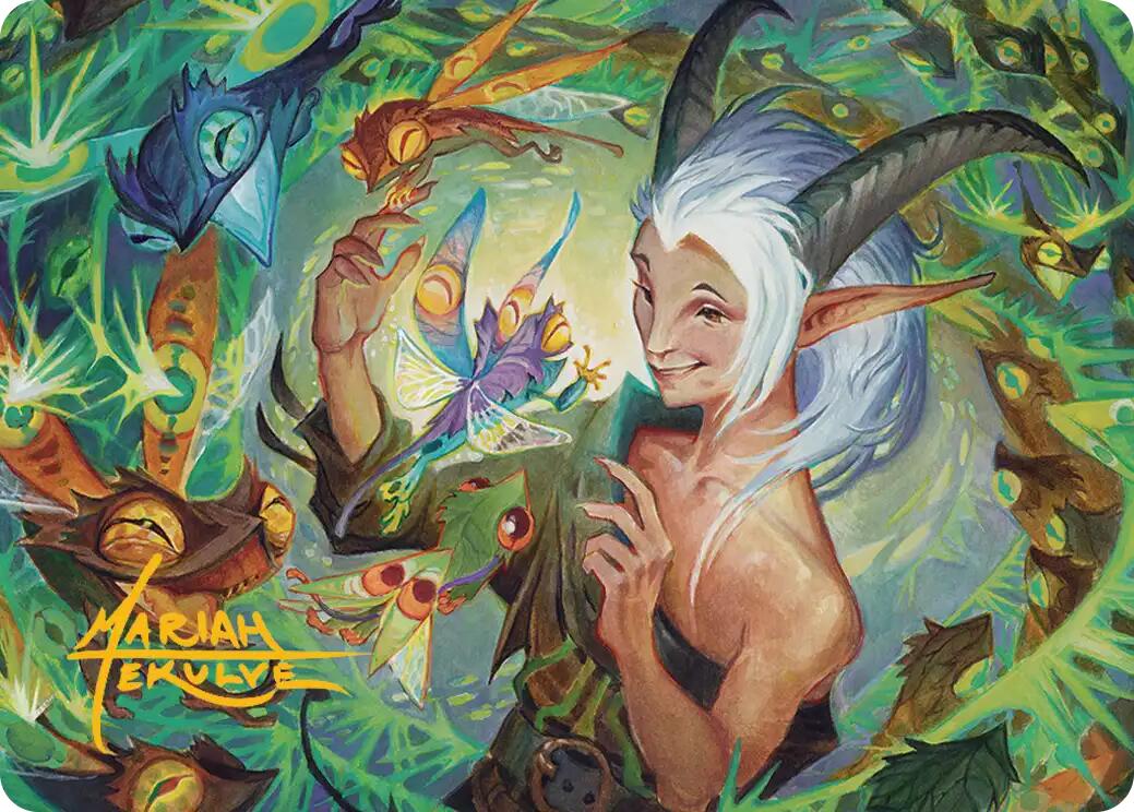 Lumaret's Favor Art Card (Gold-Stamped Signature) [Secrets of Strixhaven Art Series] | Gamers Paradise