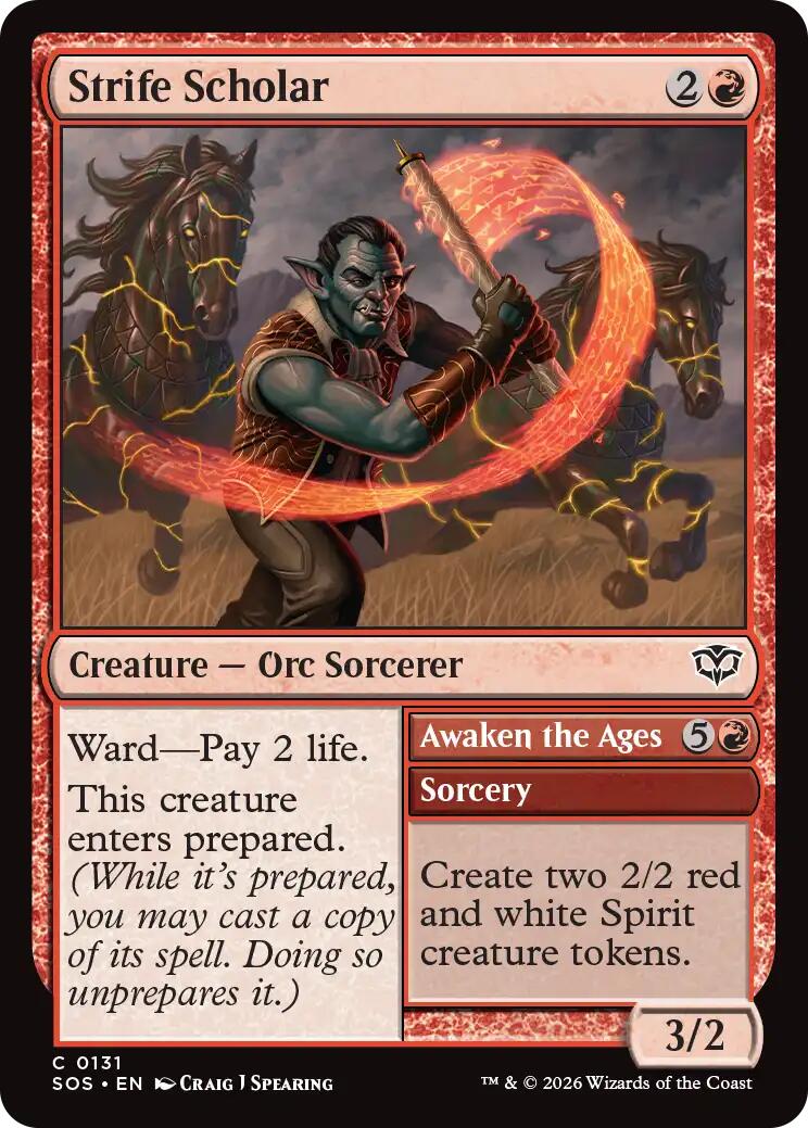 Strife Scholar [Secrets of Strixhaven] | Gamers Paradise