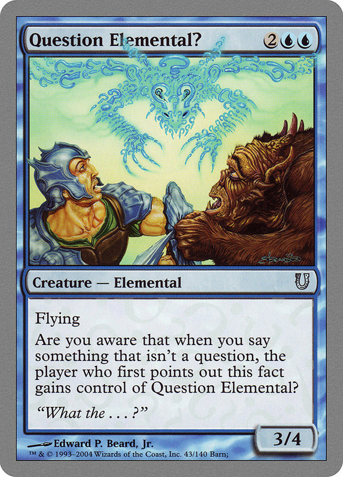 Question Elemental? [Unhinged] | Gamers Paradise