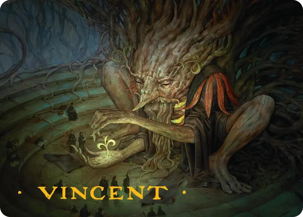 Old-Growth Educator Art Card (Gold-Stamped Signature) [Secrets of Strixhaven Art Series] | Gamers Paradise