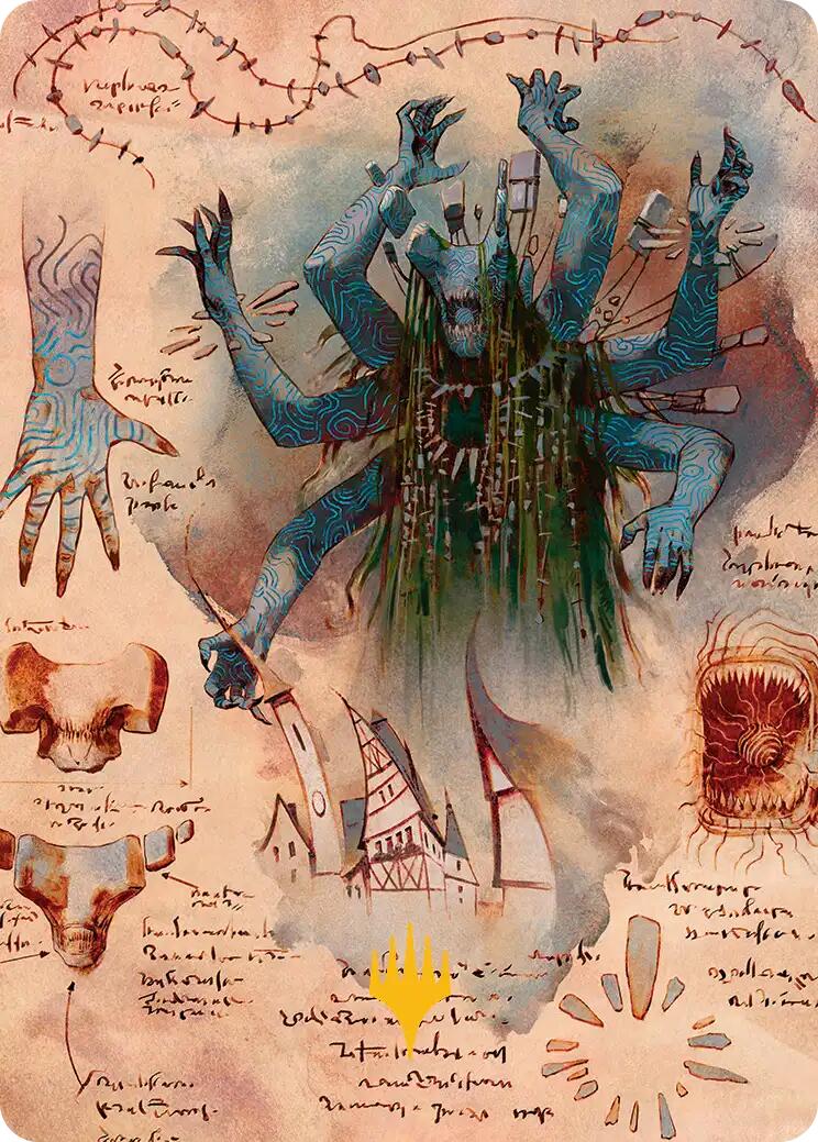 The Dawning Archaic Art Card (Gold-Stamped Planeswalker Symbol) [Secrets of Strixhaven Art Series] | Gamers Paradise