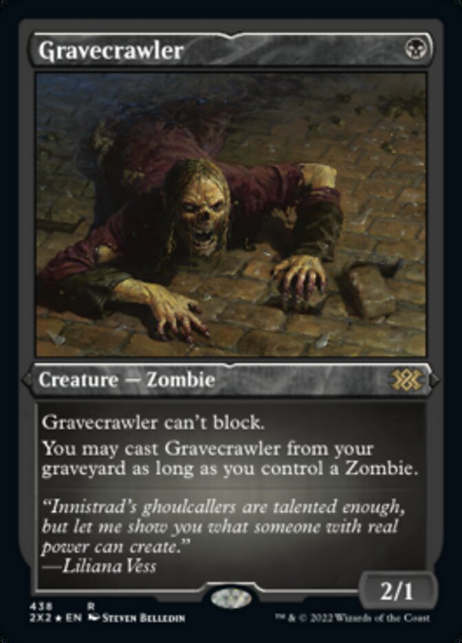 Gravecrawler (Foil Etched) [Double Masters 2022] | Gamers Paradise