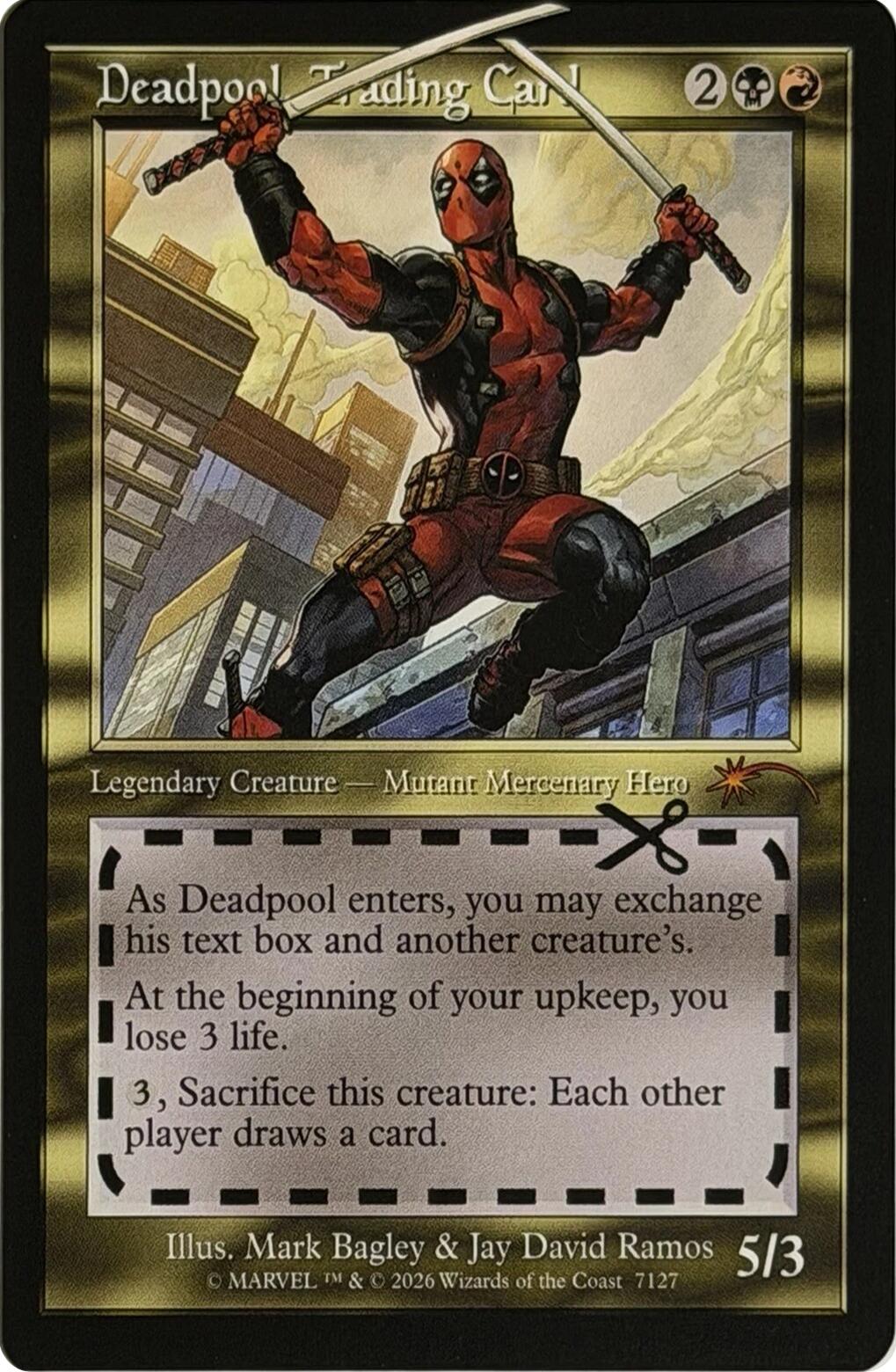Deadpool, Trading Card (7127) [Secret Lair Drop Series] | Gamers Paradise
