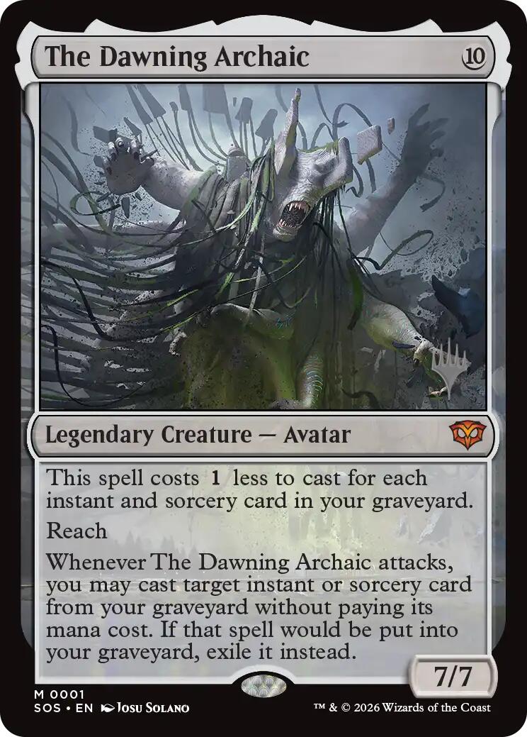 The Dawning Archaic [Secrets of Strixhaven Promos] | Gamers Paradise