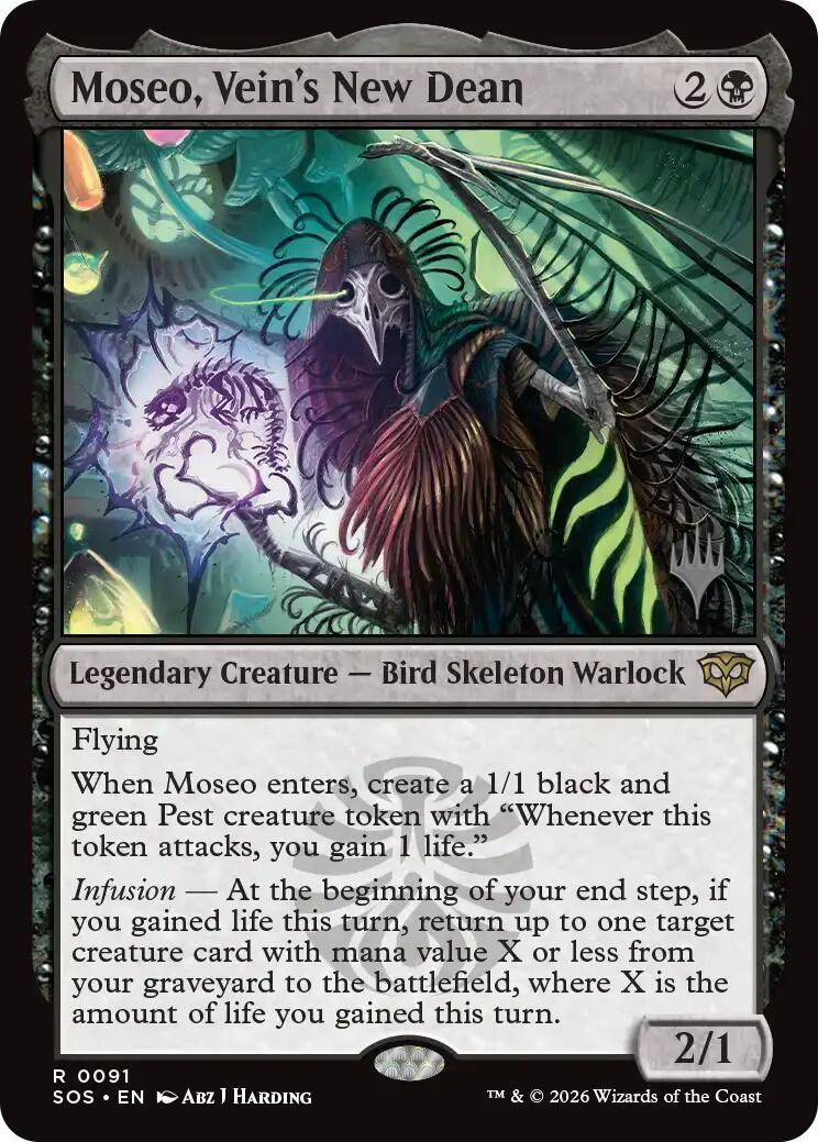 Moseo, Vein's New Dean [Secrets of Strixhaven Promos] | Gamers Paradise