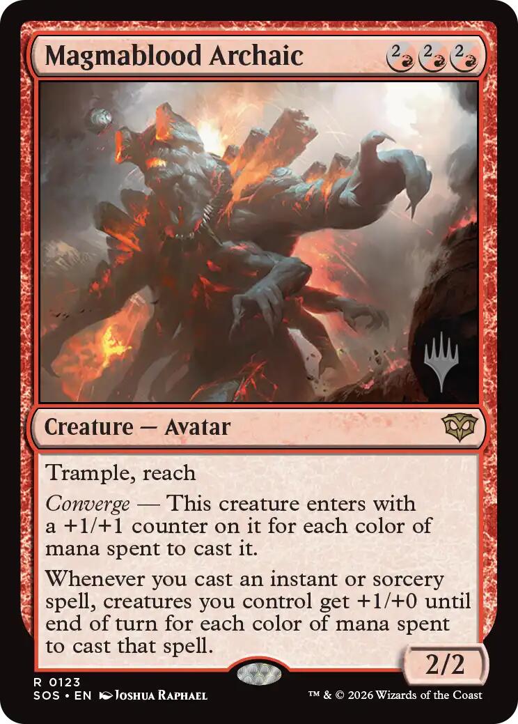 Magmablood Archaic [Secrets of Strixhaven Promos] | Gamers Paradise