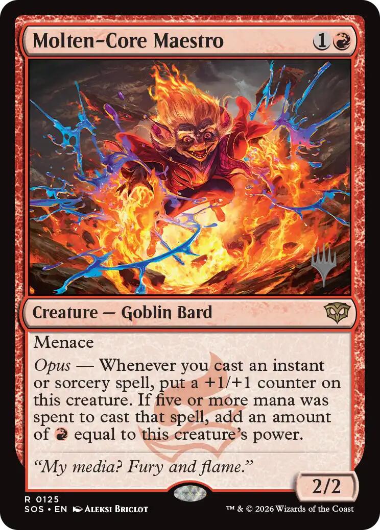 Molten-Core Maestro [Secrets of Strixhaven Promos] | Gamers Paradise