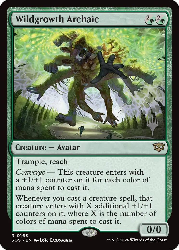 Wildgrowth Archaic [Secrets of Strixhaven Promos] | Gamers Paradise