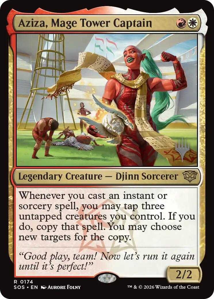 Aziza, Mage Tower Captain [Secrets of Strixhaven Promos] | Gamers Paradise