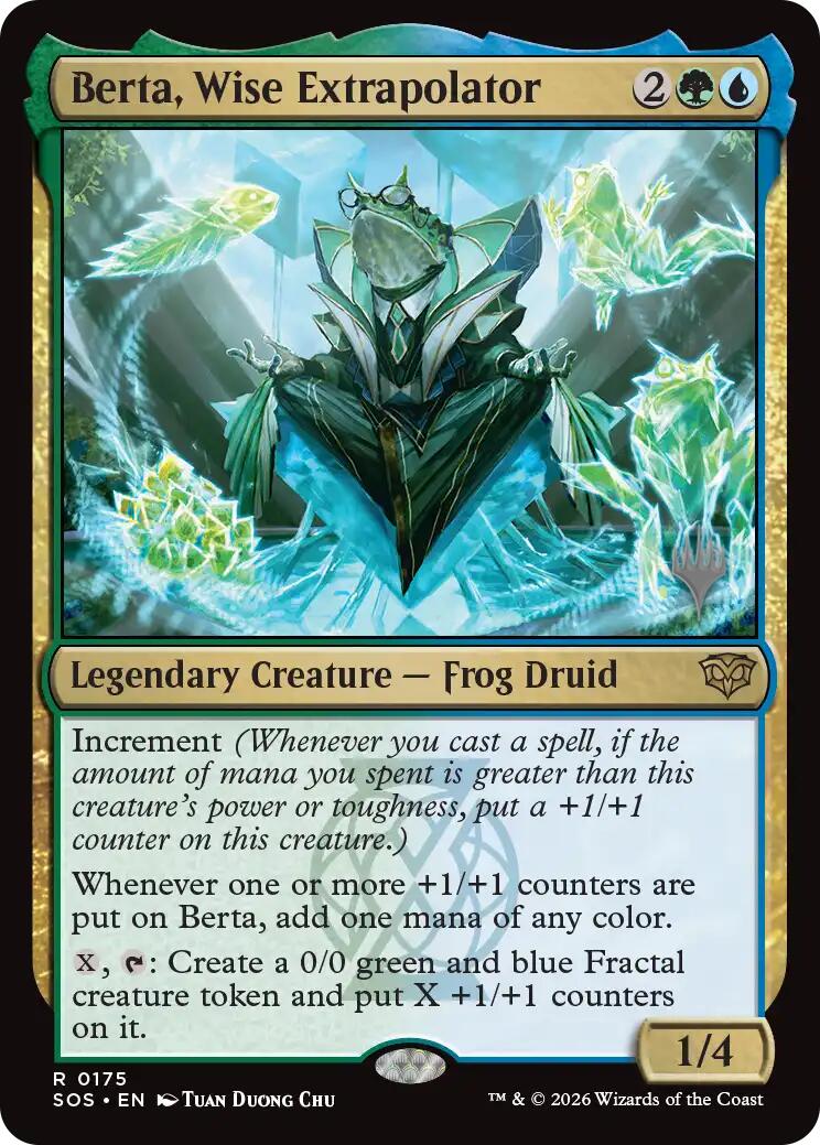 Berta, Wise Extrapolator [Secrets of Strixhaven Promos] | Gamers Paradise
