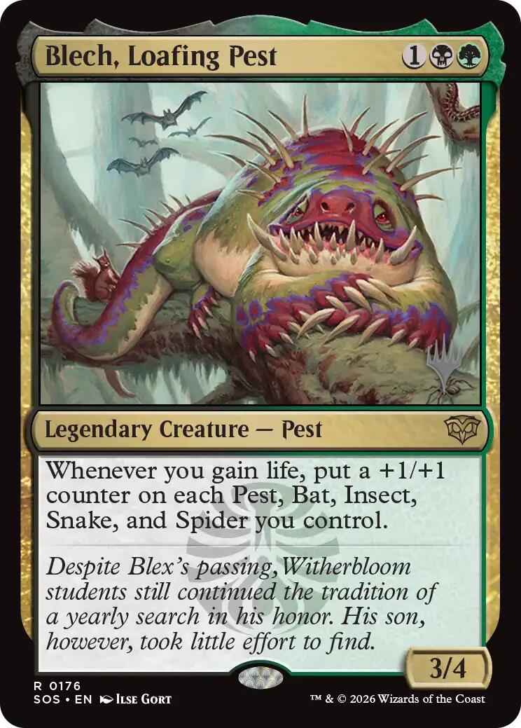 Blech, Loafing Pest [Secrets of Strixhaven Promos] | Gamers Paradise