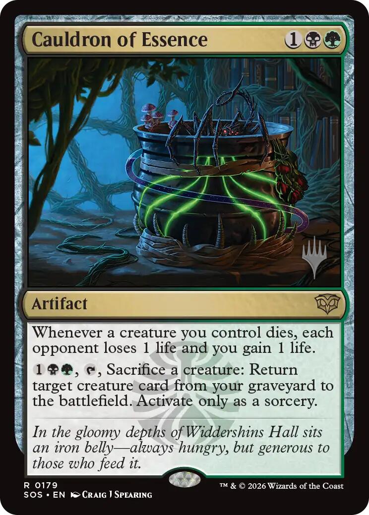 Cauldron of Essence [Secrets of Strixhaven Promos] | Gamers Paradise