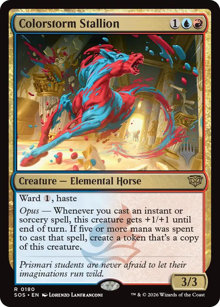 Colorstorm Stallion [Secrets of Strixhaven Promos] | Gamers Paradise