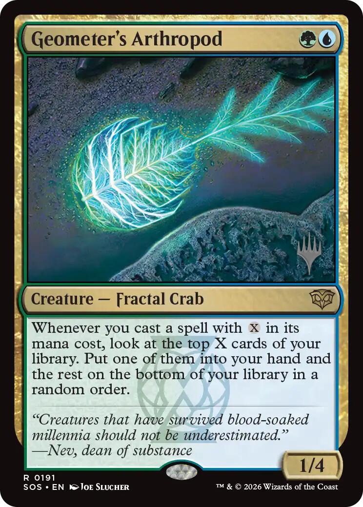 Geometer's Arthropod [Secrets of Strixhaven Promos] | Gamers Paradise
