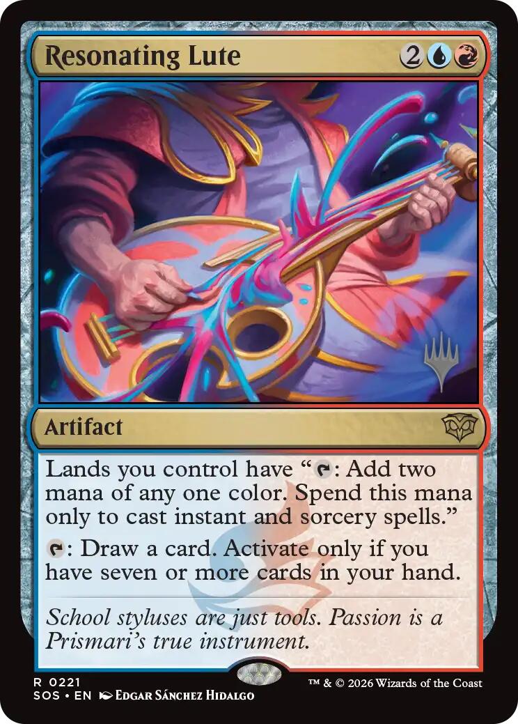 Resonating Lute [Secrets of Strixhaven Promos] | Gamers Paradise