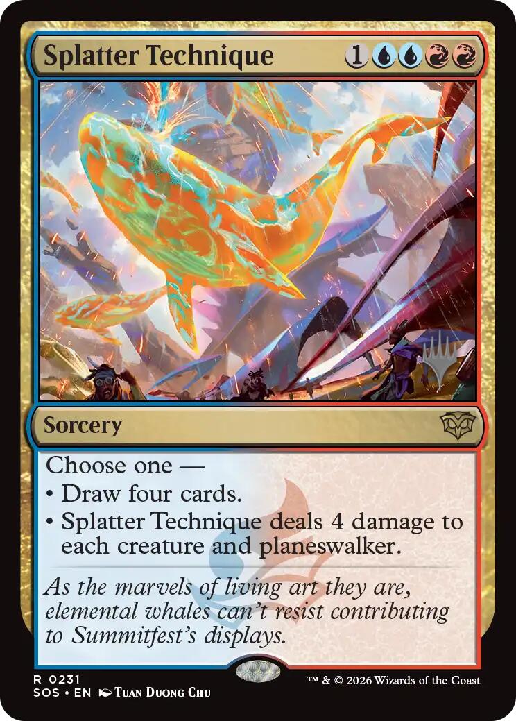 Splatter Technique [Secrets of Strixhaven Promos] | Gamers Paradise
