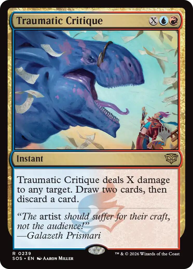 Traumatic Critique [Secrets of Strixhaven Promos] | Gamers Paradise