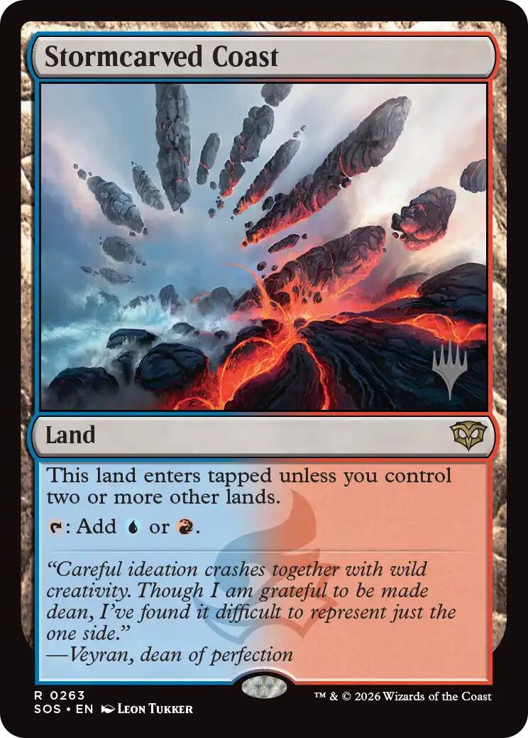 Stormcarved Coast [Secrets of Strixhaven Promos] | Gamers Paradise