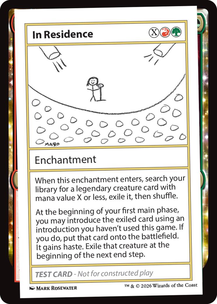In Residence [Mystery Booster Playtest Cards] | Gamers Paradise