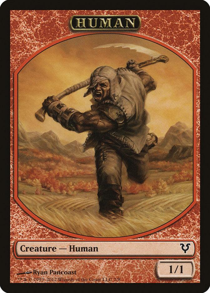 Human Token (7/8) [Avacyn Restored Tokens] | Gamers Paradise