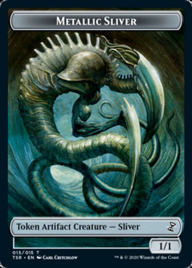 Metallic Sliver Token [Time Spiral Remastered Tokens] | Gamers Paradise