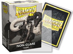Dragon Shield: Standard 100ct Sleeves - Clear (Non-Glare Matte) | Gamers Paradise