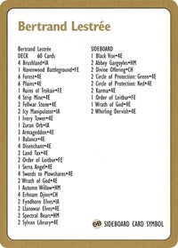 1996 Bertrand Lestree Decklist Card [World Championship Decks] | Gamers Paradise