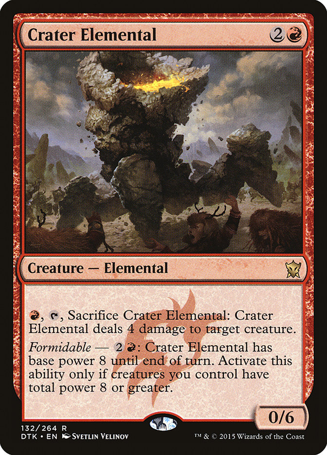 Crater Elemental [Dragons of Tarkir] | Gamers Paradise