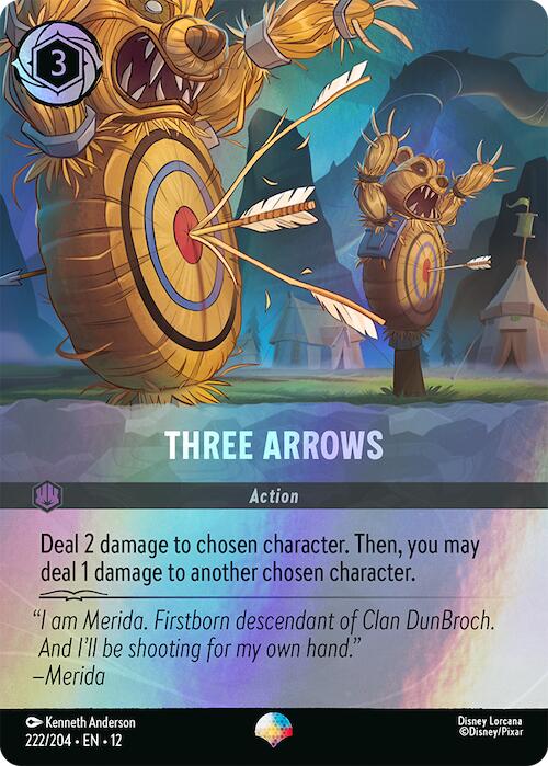 Three Arrows (Epic) (222/204) [Wilds Unknown] | Gamers Paradise
