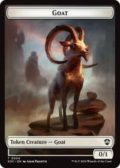 Goat // Fungus Beast Double-Sided Token [Secrets of Strixhaven Commander Tokens] | Gamers Paradise