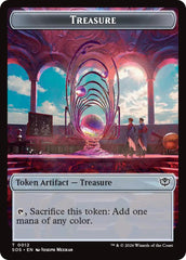 Phyrexian Germ // Treasure Double-Sided Token [Secrets of Strixhaven Commander Tokens] | Gamers Paradise