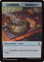 Food // Frog Lizard Double-Sided Token [Secrets of Strixhaven Commander Tokens] | Gamers Paradise