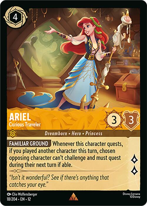 Ariel - Curious Traveler (18/204) [Wilds Unknown] | Gamers Paradise