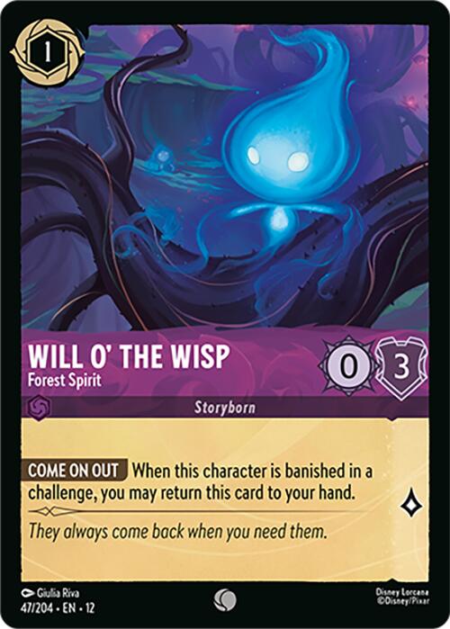 Will o' the Wisp - Forest Spirit (47/204) [Wilds Unknown] | Gamers Paradise