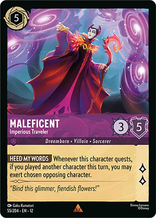 Maleficent - Imperious Traveler (55/204) [Wilds Unknown] | Gamers Paradise