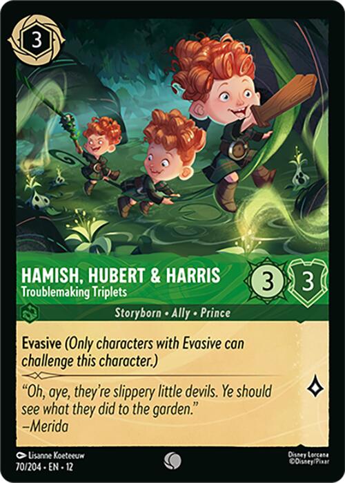 Hamish, Hubert & Harris - Troublemaking Triplets (70/204) [Wilds Unknown] | Gamers Paradise