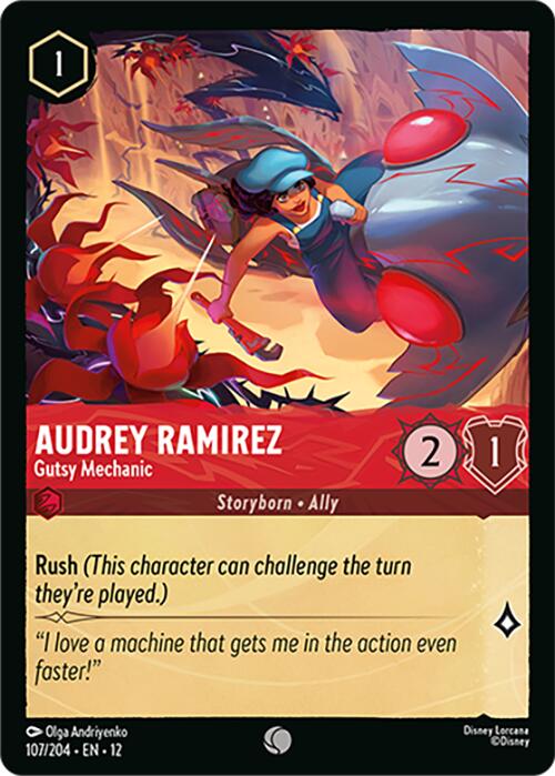 Audrey Ramirez - Gutsy Mechanic (107/204) [Wilds Unknown] | Gamers Paradise