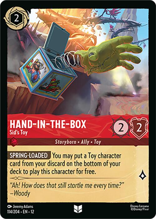 Hand-in-the-Box - Sid's Toy (114/204) [Wilds Unknown] | Gamers Paradise